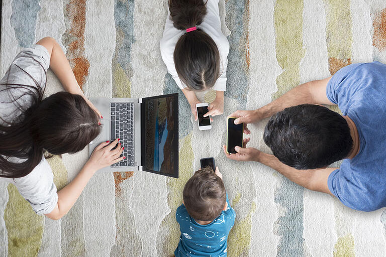 famille portable tapis