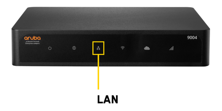 Aruba 9004 DEL LAN front