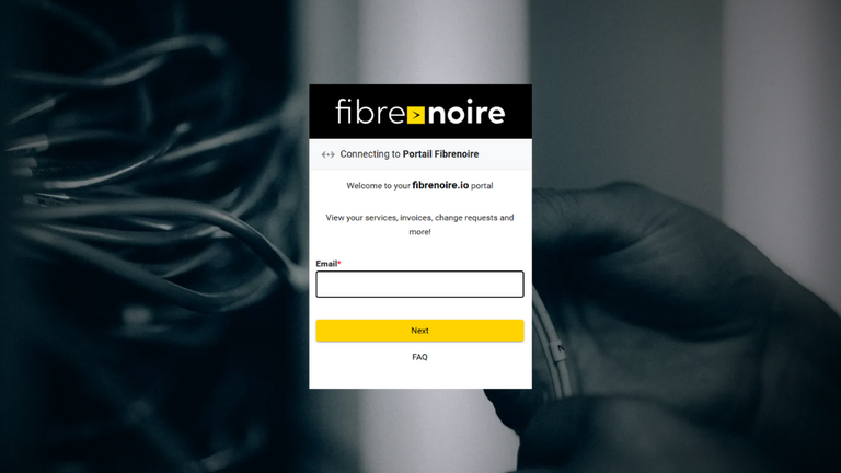 Connecting to Portail Fibrenoire