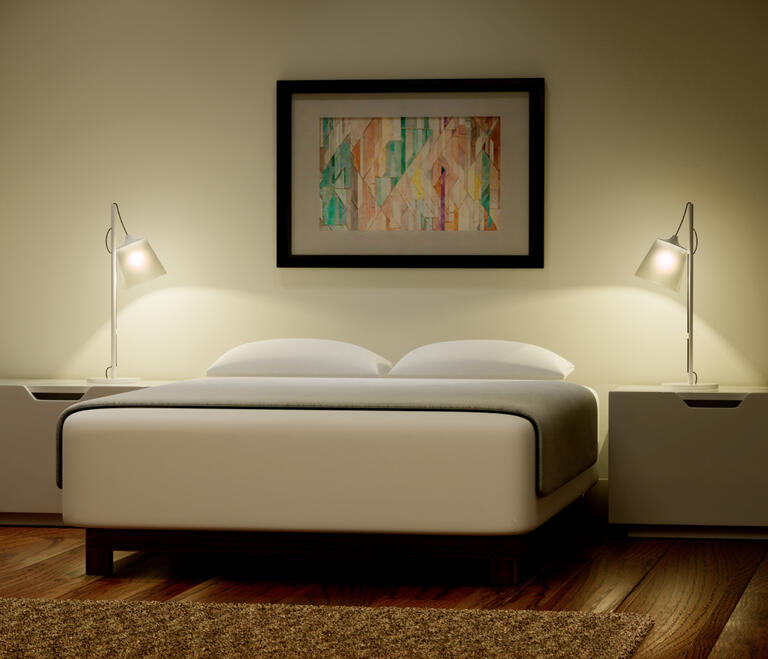 lit chambre domotique