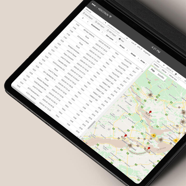 Tablette Map Vidéotron