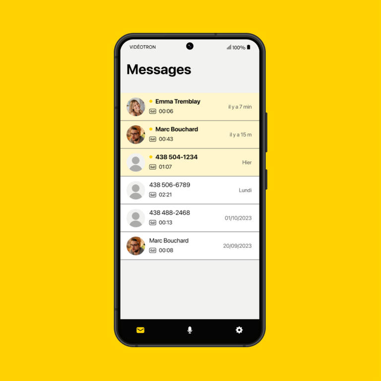 message android