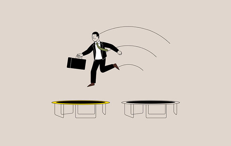 Aruba Internet pour entreprises saut trampoline