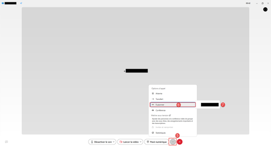Webex guide utilisateur conférence Fusionner 5 6 7