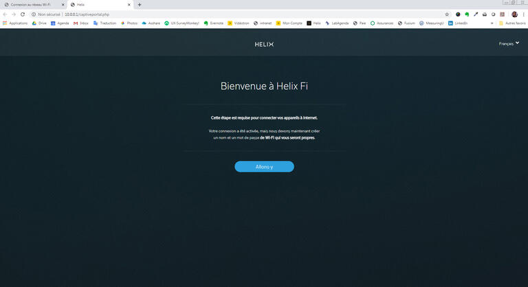 Portail Helix Fi