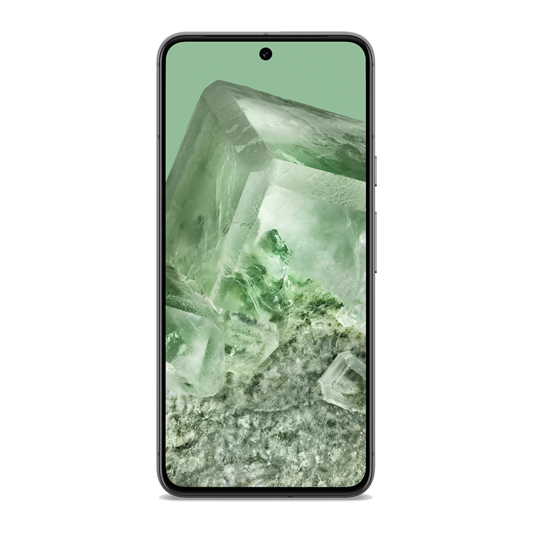 google pixel 8 seen from the front