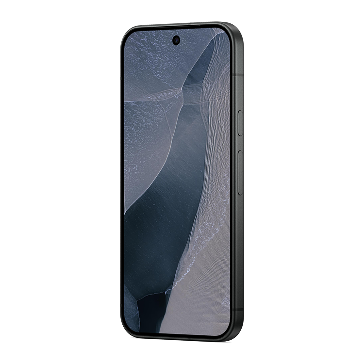 Google Pixel 11 Pro Noir volcanique vue de côté gauche