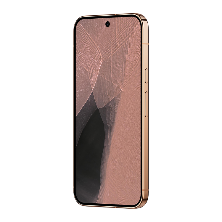 Google Pixel 11 Pro XL Rose cendré vue de côté gauche