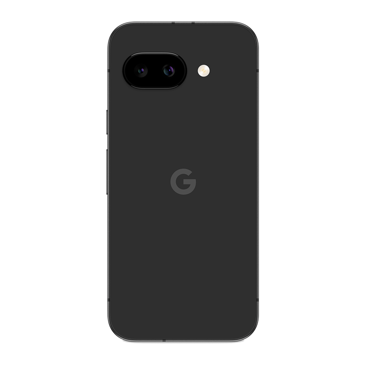 Google pixel 9a Noir volcanique vue de dos
