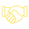 handshake yellow