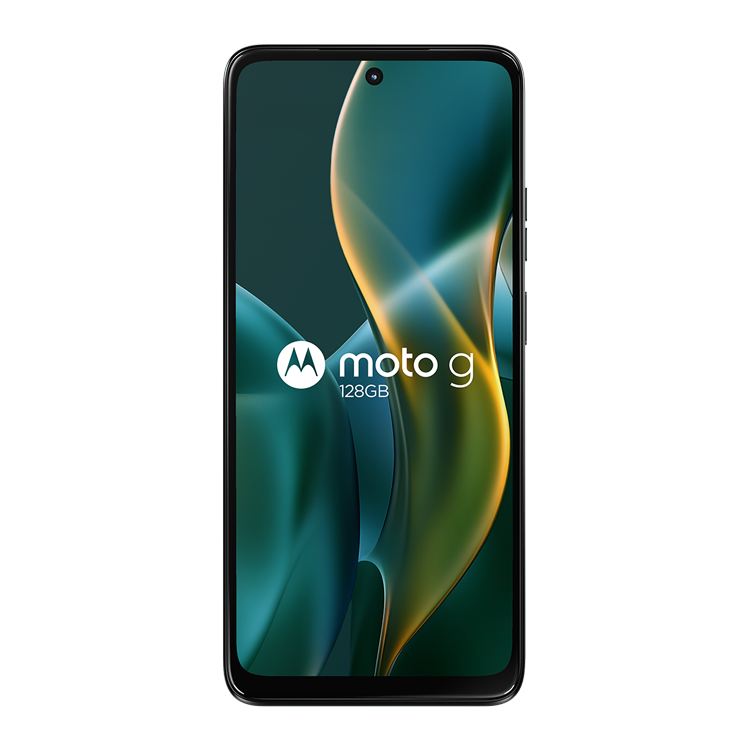 Motorola moto g - 2025 couleur forêt vue de face