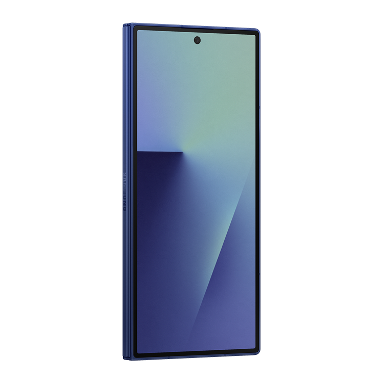 Samsung Galaxy Z Fold7 Ombre bleu vue de face