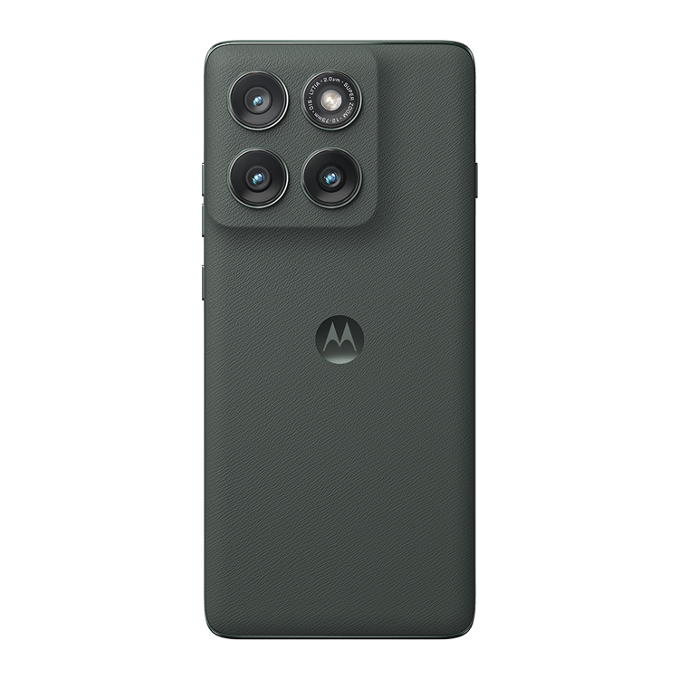 Motorola edge – 2025 Forêt profonde Vue arrière avec appareil photo et logo Motorola