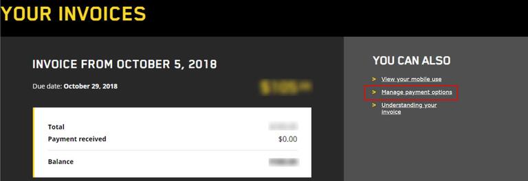 your invoices 5391 october 5 Videotron Business