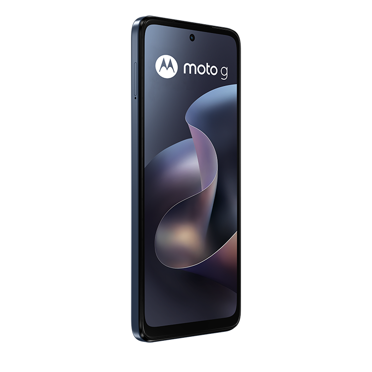 Motorola moto g 2026 Souffle cendré vue face gauche écran