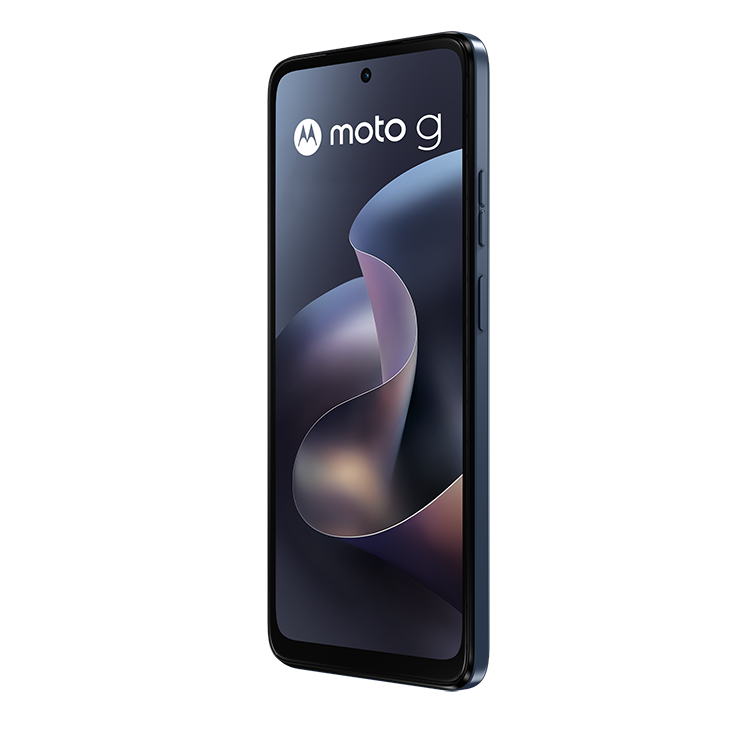 Motorola moto g 2026 Souffle cendré vue face droite écran
