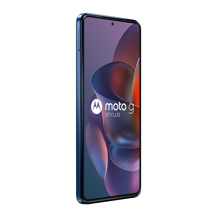 Motorola moto g stylus - 2025 Mer de Gibraltar vue de côté avec bouton volume