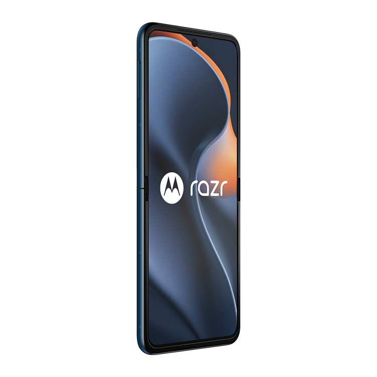 motorola razr 2025 Mer de Gibraltar vue de côté sans bouton volume