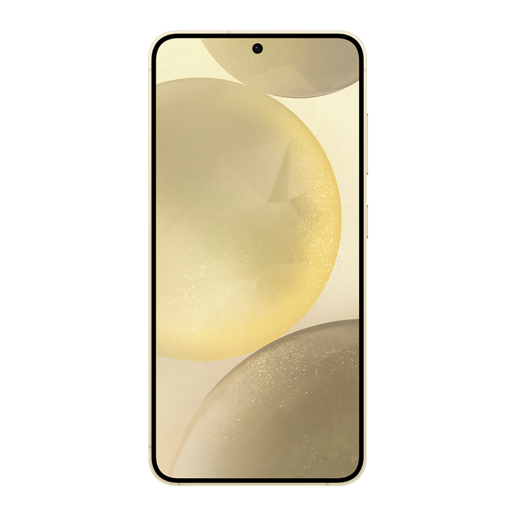 Samsung Galaxy s24 jaune vue de face 