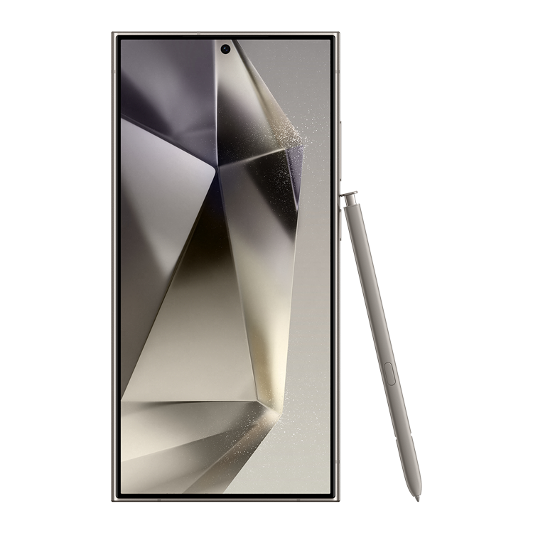 samsung galaxy s24 ultra gris vue de face