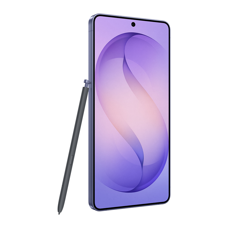 Samsung Galaxy S26 Ultra - Cobalt Violet Color - side view