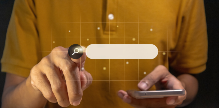 search mobile hand
