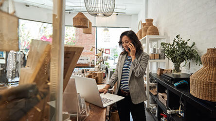femme boutique commerce portable