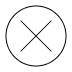 Icône : X